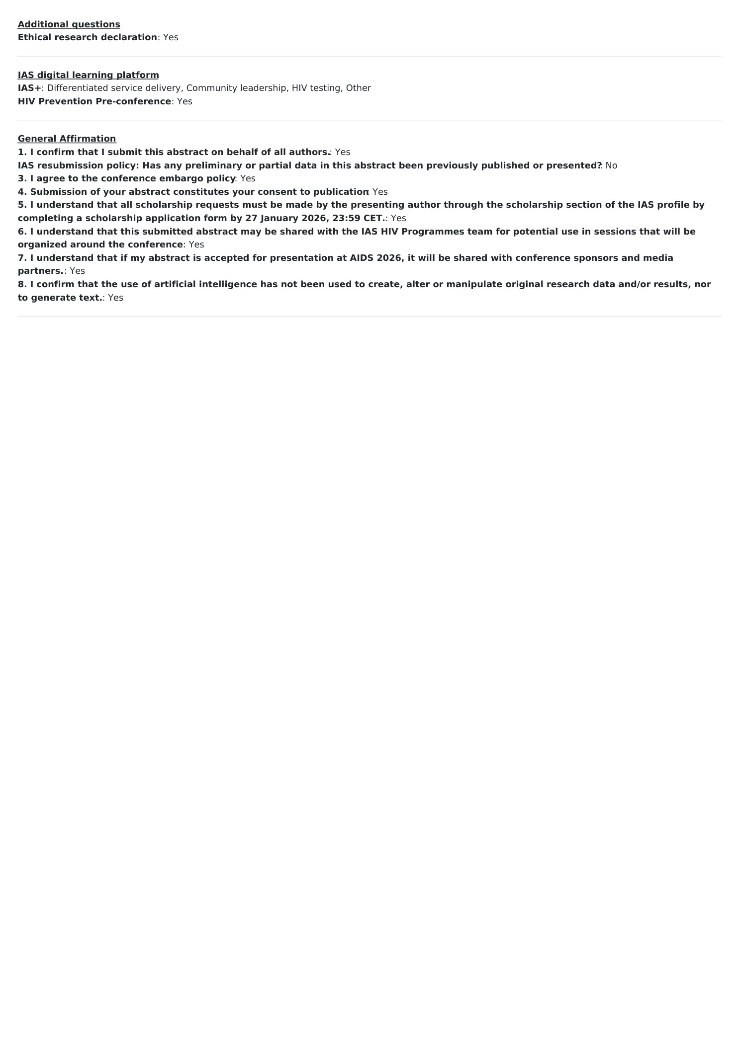 Official AIDS2026 abstract 9598, page 2 of 2
